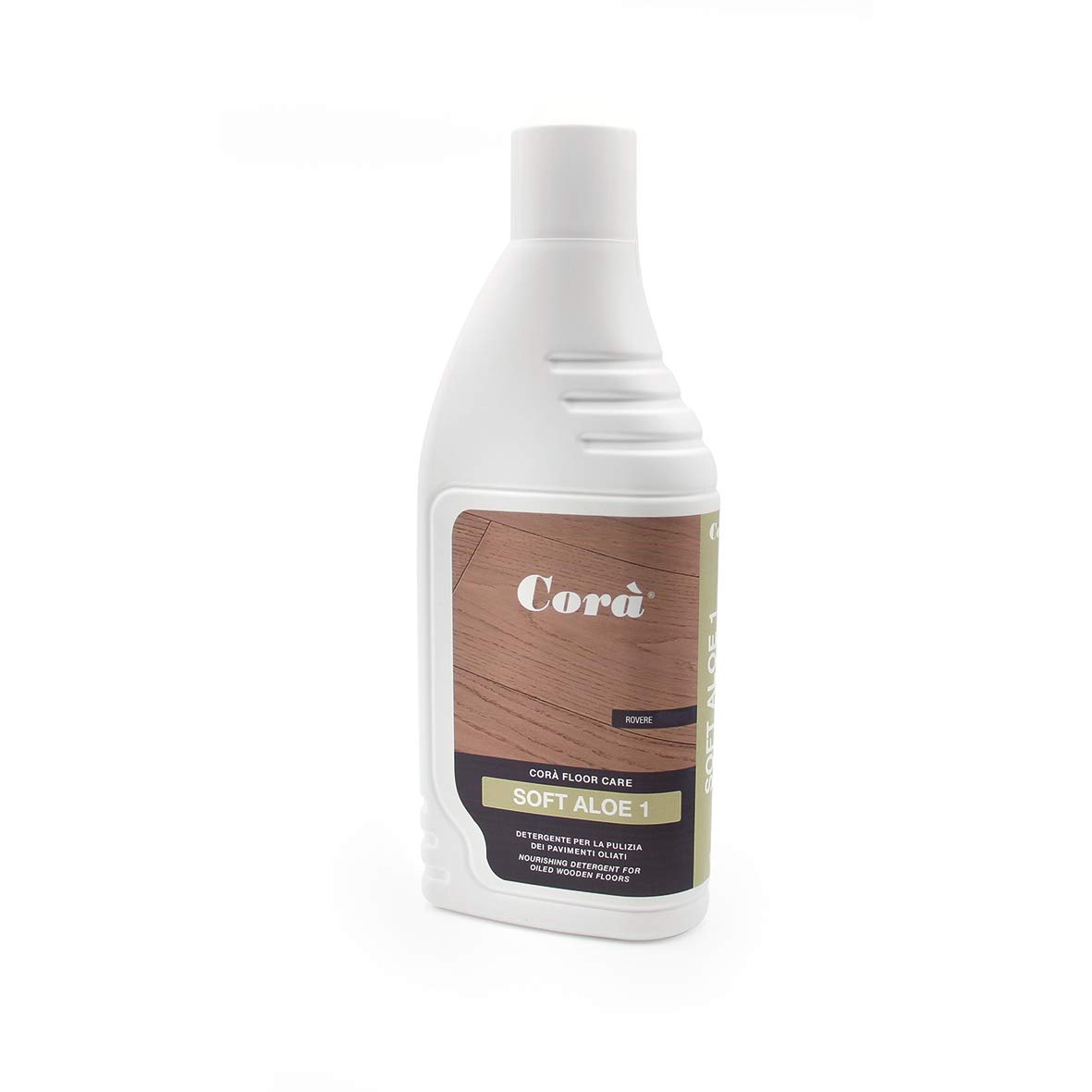 SOFT ALOE 1 (fin. MieleSmoked) - Detergente professionale parquet - Pulizia e manutenzione pavimento in legno oliato - 1 LT. Soft Aloe 1 MieleSmoked - Corà Floor Care