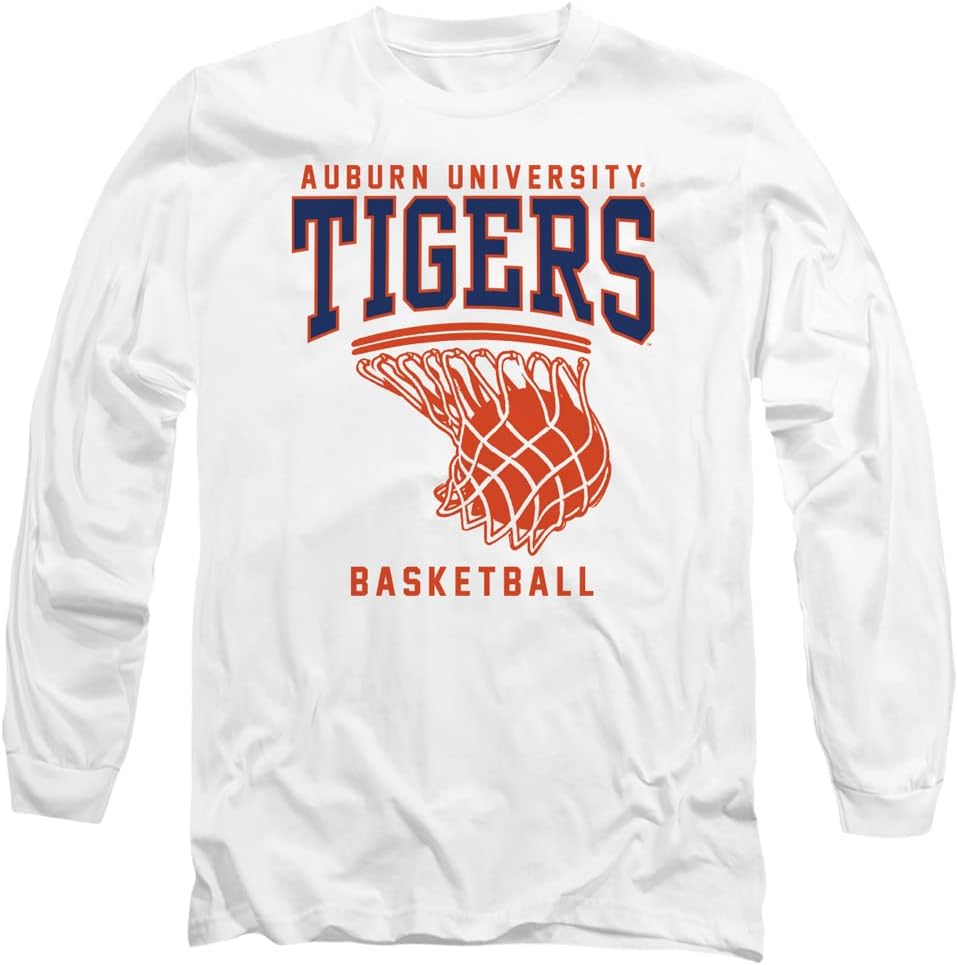 Auburn University Official Basketball Hoop Unisex Adult Long-Sleeve T Shirt