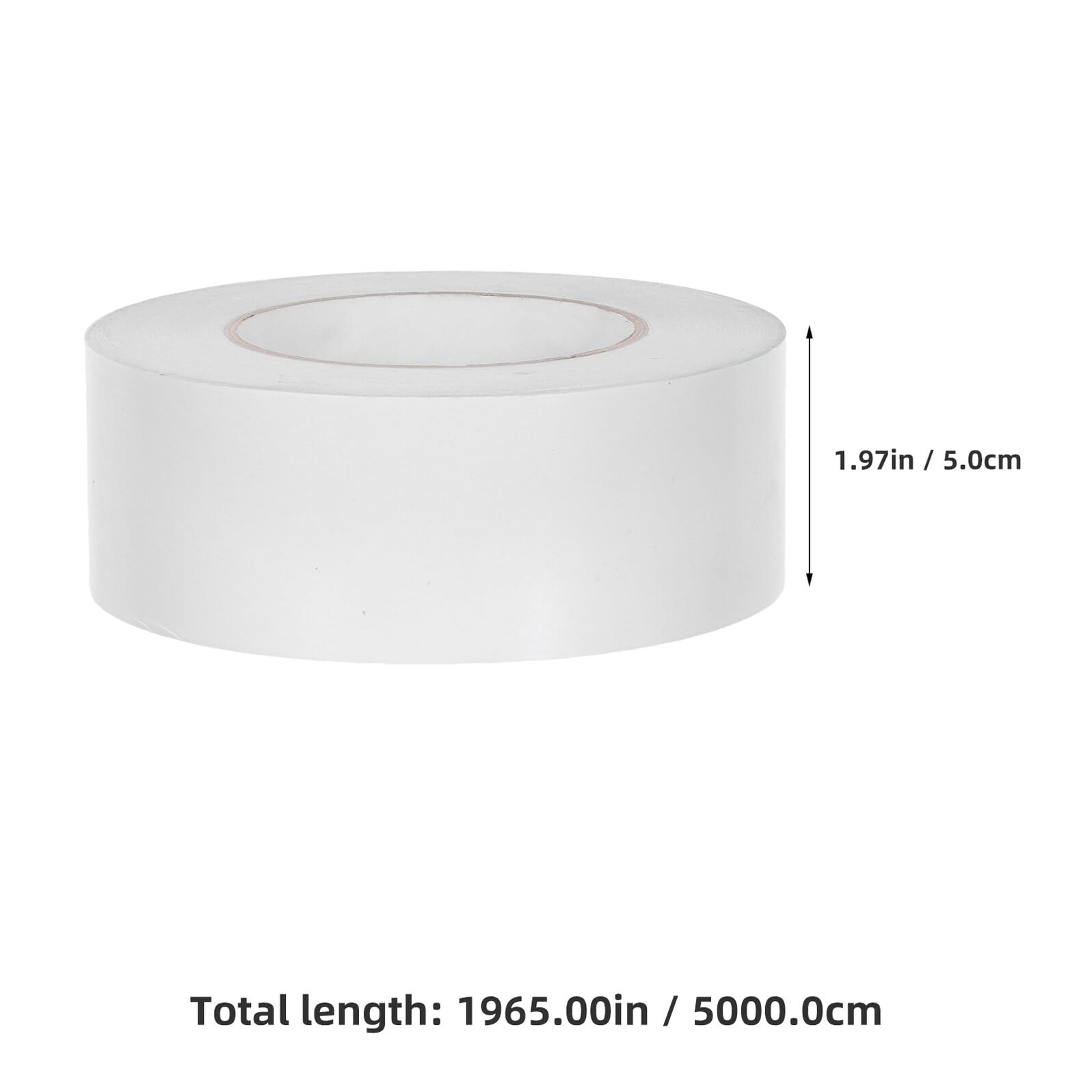 Doppelseitiges Klebeband Transparent 5cm X 50m – Dünnes Ablösbares Stark Haftendes Klebeband für Bastelarbeiten Fotos und Heimgebrauch