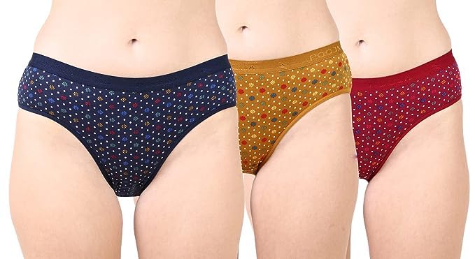 Women's Cotton Hipsters dot Printed Panties for Women (Pack of 3)-picture-37
