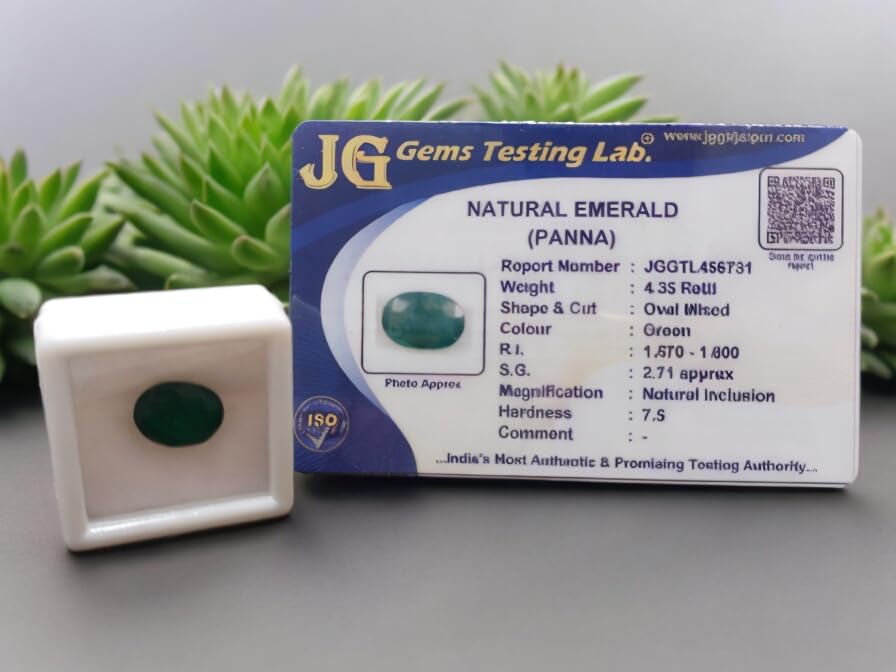 JG Gems Testing Lab. ISO Certified NATURAL EMERALD (PANNA) Gemstone 100% Original. A1 Quality.(Available in all weight Sizes and different quality). (11.25 Cts) (5.00 Cts) (B0D8PNGWRC) Amazon Price History, Amazon Price Tracker