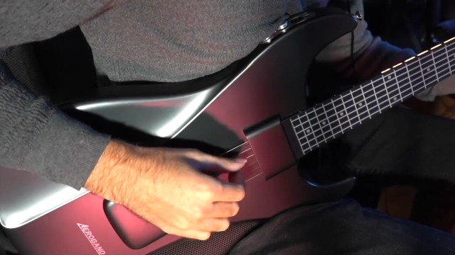 AeroBand Guitar Smart Guitar With Silicone Strings, Travel Silent