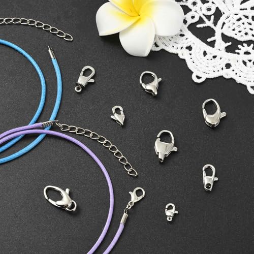 Fermoir mousqueton ovale en acier inoxydable pour création bijoux