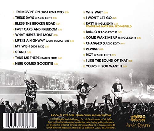RASCAL FLATTS - Twenty Years Of Rascal Flatts - The Greatest ...