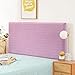 Copritestata Letto Matrimoniale Singolo Copertura Per Testata Letto Elastico Copriletto Protezione Schienale In Legno/tessuto/pelle Fodera Antipolvere Decorazione Camera Da Letto,Purple-Length:180cm