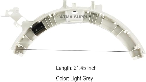 Miniatura 2 de WE49X21874 Kit de rodamientos de secadora compatible con GE Contiene cojinete de tambor WE14M124 fieltro de tambor WE9M30 (WE09X20441) Correa de