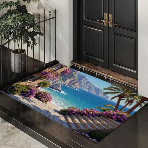Tapis de cuisine devant évier saphir pour protéger le sol des éclaboussures