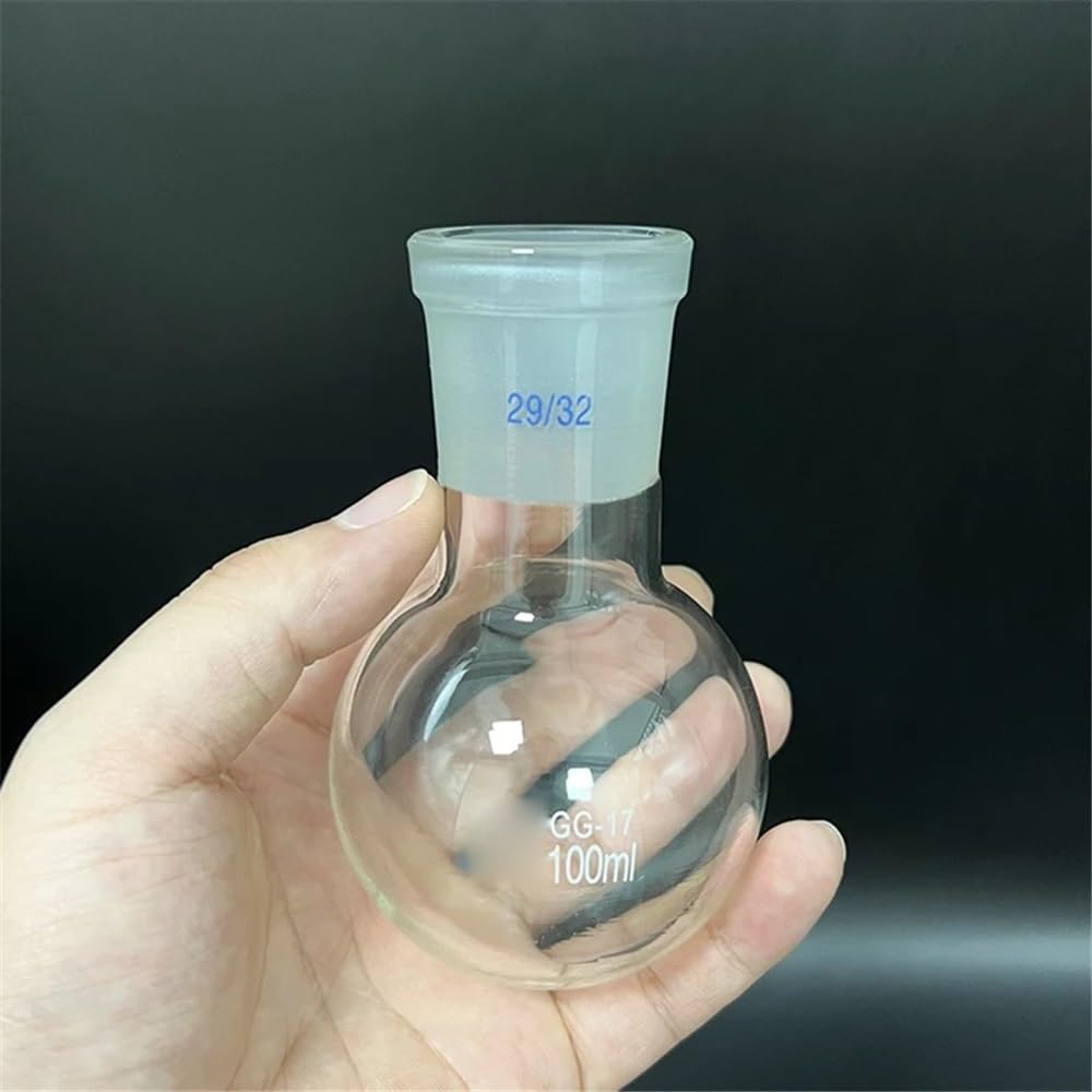 Attrezzature e forniture di laboratorio Pallone a fondo tondo con bocca standard singola, capacità 100 ml-250 ml-500 ml-50000 ml e pallone collo 29/32