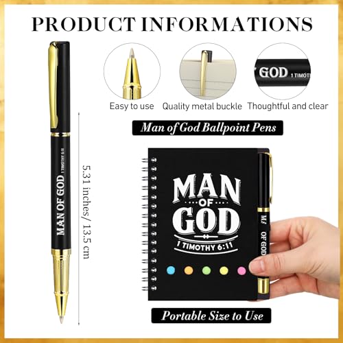 Carnet de notes religieux avec stylo pour centraliser vos pensées et prières - 2