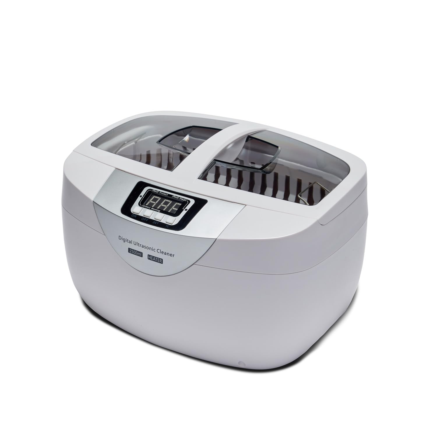 BPAC Pulitore Ultrasuoni 2,5 L - Lavatrice Ultrasuoni 70 W per Uso Domestico Occasionale - Ultrasonic Cleaner per Gioielli e Piccoli Oggetti