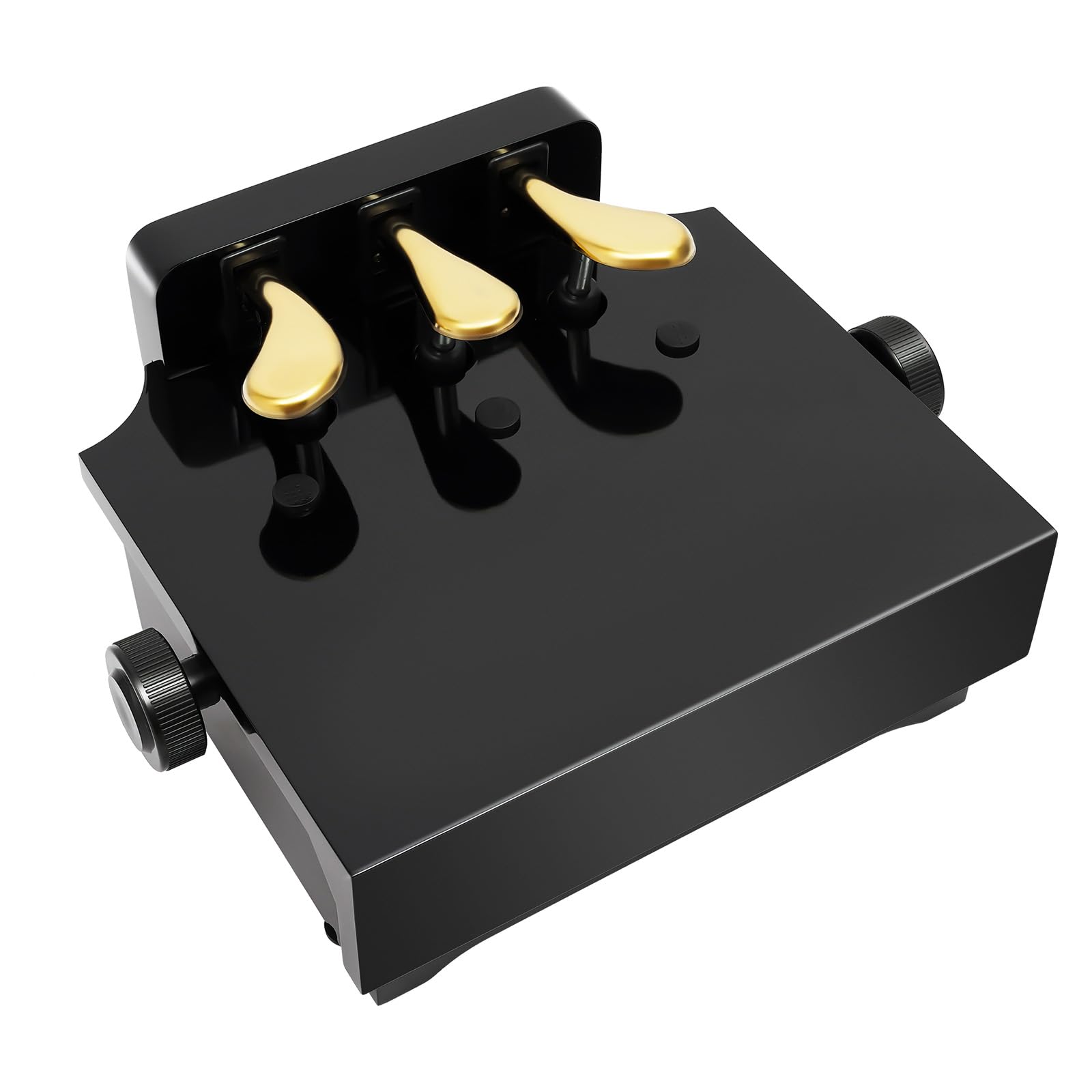 Klavier Pedal Extender Bank Kinder Pedalverlängerung Höhenverstellbar EPiano Pedaleffekt Bank mit 3 Pedalen für vertikales Klavier, elektronisches Klavier, Flügel