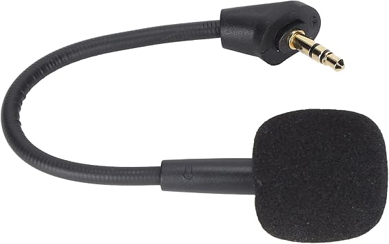Qiilu Detachable Microphone Mic, Mic Replacement Microphone Boom Replacement Headset Microphone for Kingston 3.5mm Jack