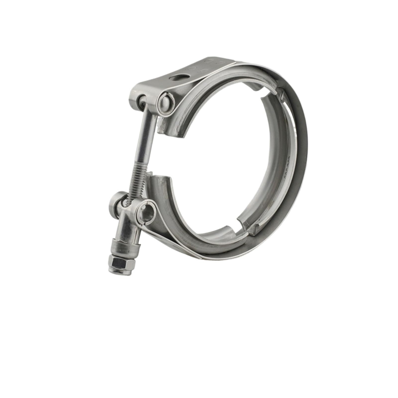 Ygleeuli One Color V Band Clamp 304 Stainless Steel 1.5~6 Inch 51 63 76 Mm Standard V Band Clamp Turbo Exhaust Pipe Vband(89Mm 3.5 Inch)
