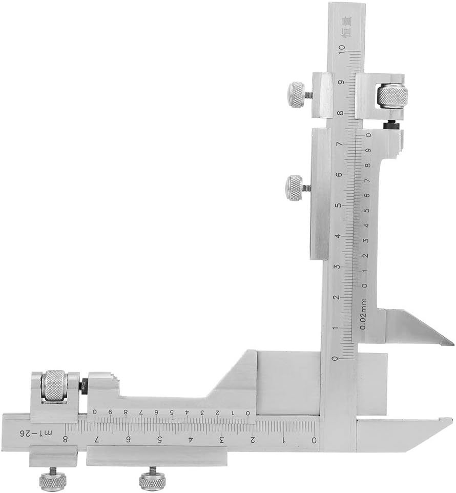 Folany Professional Gear Tooth Thickness Gauge, Practical Thickness Caliper, for Workshop Accessories Workshop Supplies