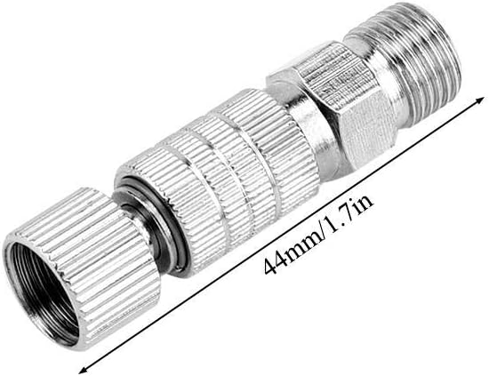 Airbrush Quick Release Coupling Adapter, Metal 1/8'' Connector Air Horse Hose Connections Set, Rotable & Easy to Use, Size: 0.125 inch, Industrial Applications