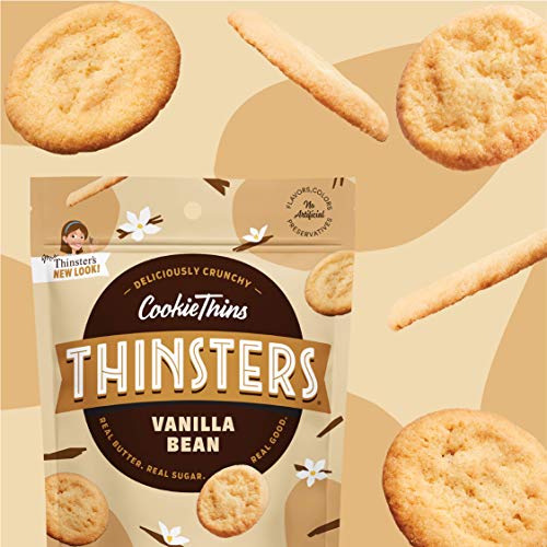 Image of Thinsters Cookies, Vanilla Bean Cookie Thins, 4 oz Pack