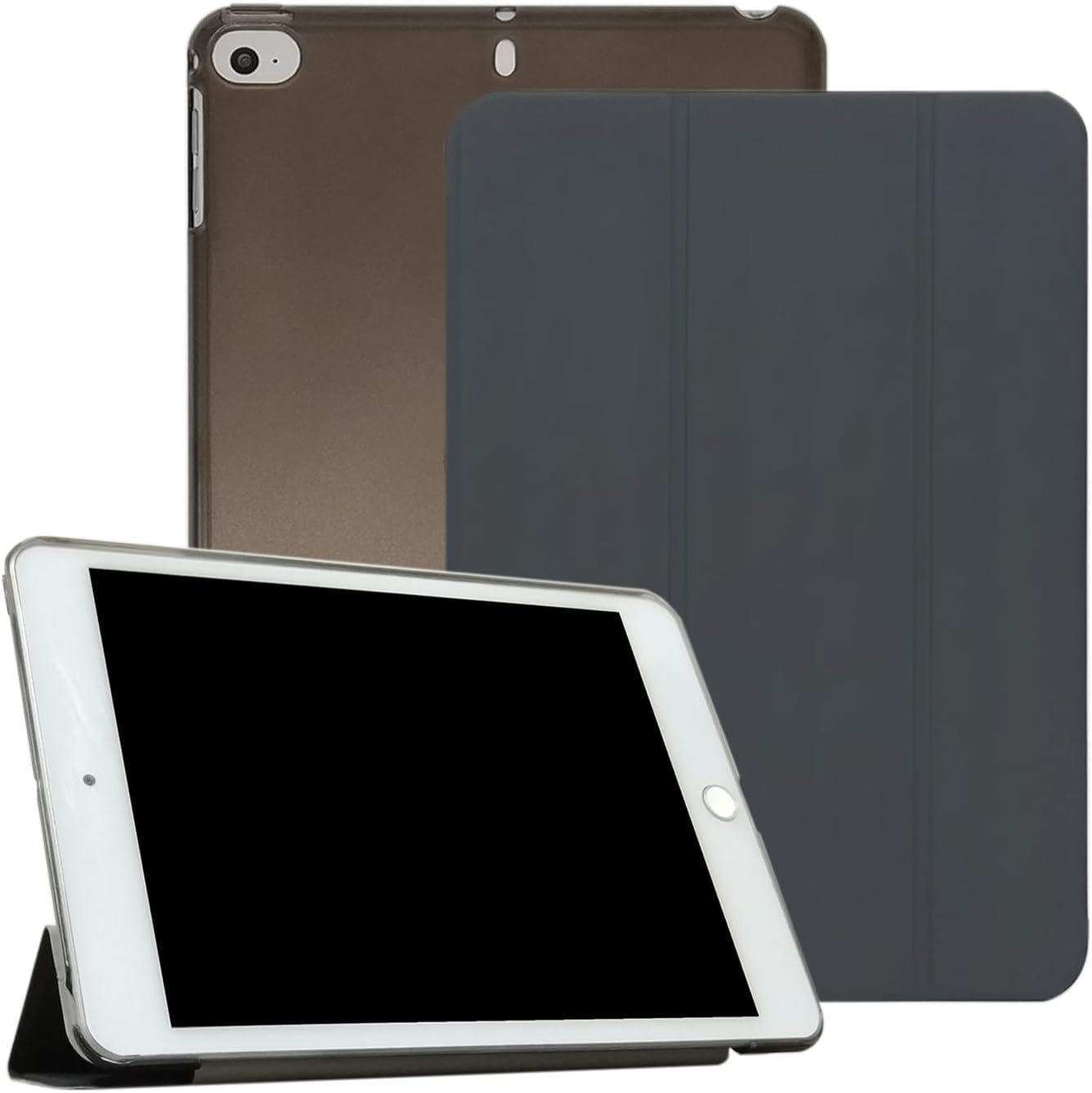 Tablet Case for iPad Mini 5 5th Gen 2019 iPad Mini 4 4th Gen 2015 7.9 Inch Case Auto Sleep Stand Angle Adjustable Shockproof iPad Mini 5 Mini 4 Protective Cover Black