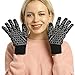 ViGrace Winter Warm Touchscreen Gloves for Men and Women Touch Screen Fleece Lined Knit Anti-Slip Wool Glove (Black, Medium)