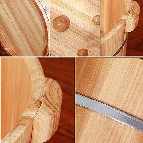 Baño de pies de madera de 21 cm para spa y masaje miniatura 3