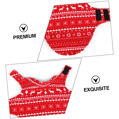 Disfraz navideño reversible para perros pequeños miniatura 4