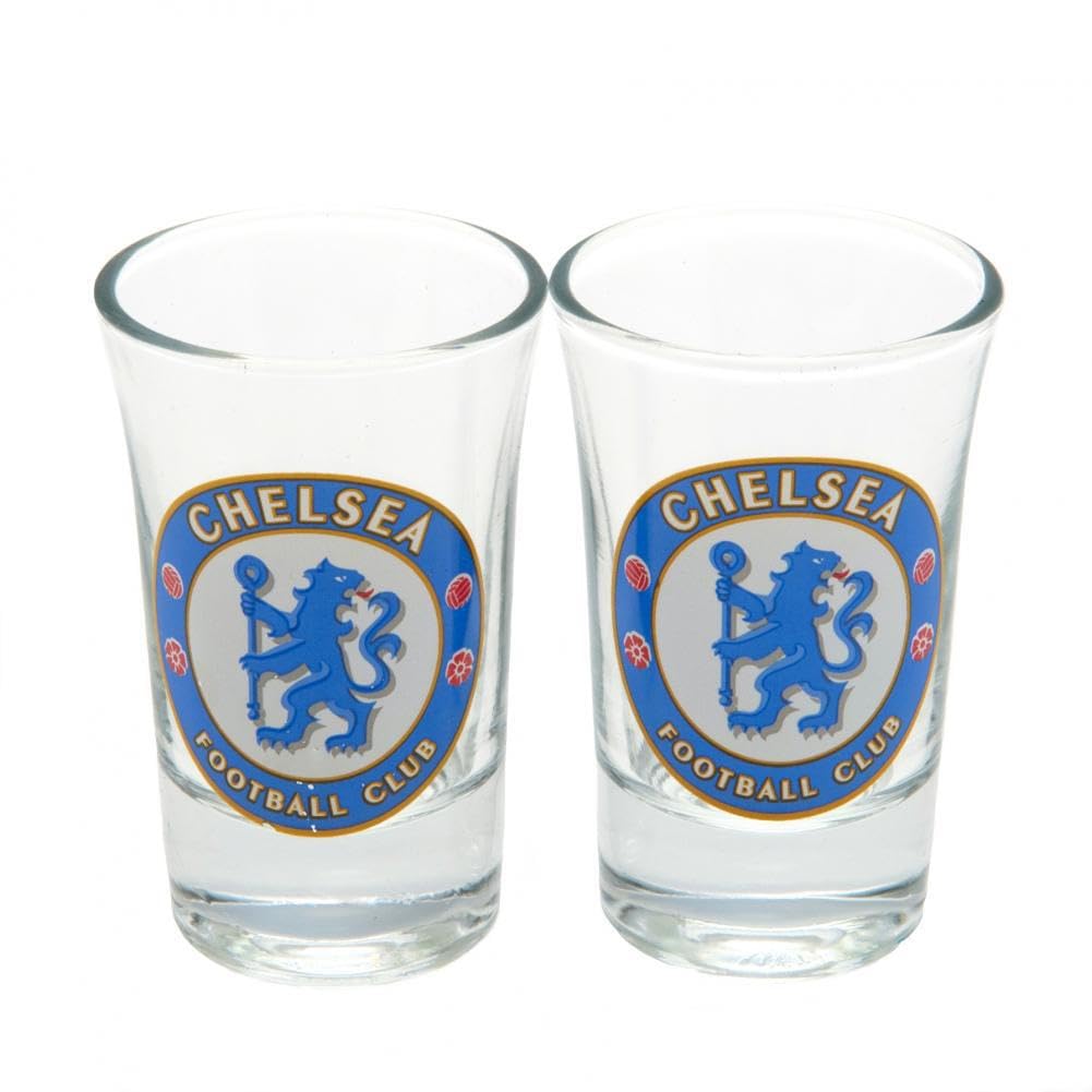 Premier League Chelsea Football Club Crest Shot Glass Set