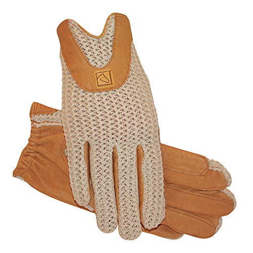 SSG Crochet Open Gloves 7 Natural
