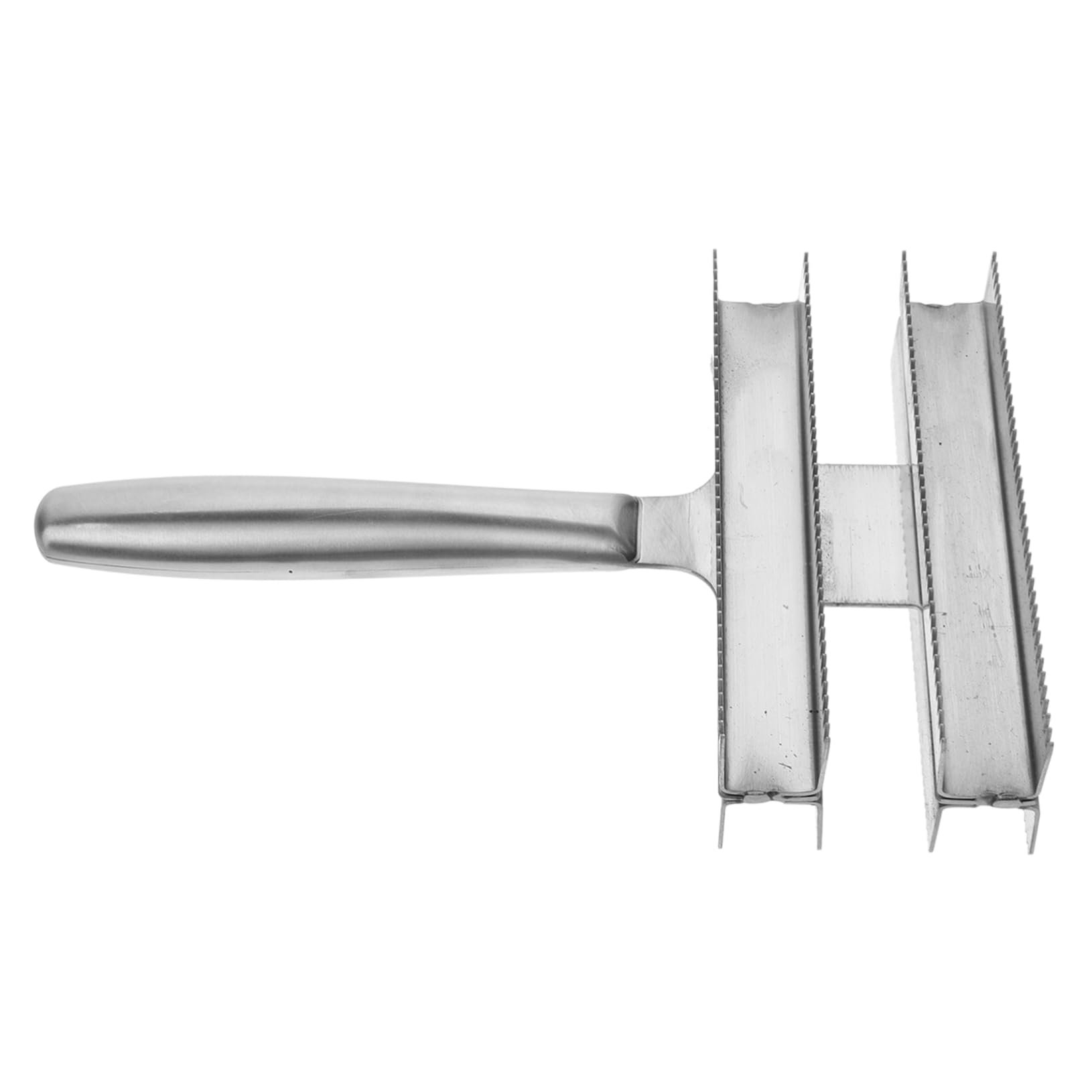 Pferdeputzbürste zum Entfernen von Schlamm, Edelstahl, Silber