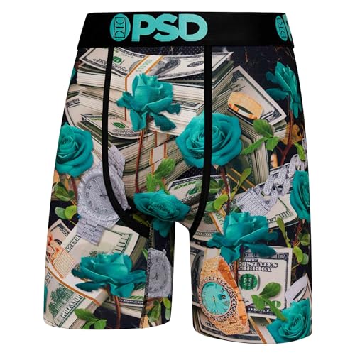 PSD Mens Boxer Briefs - Rich Roses 3-Pack, 7 Inch Inseam, Moisture-Wicking, Boxer Briefs for Men Pack, X-Large2