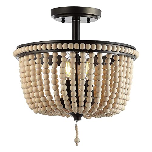 Lustres en perles pour illuminer chaleureusement le foyer