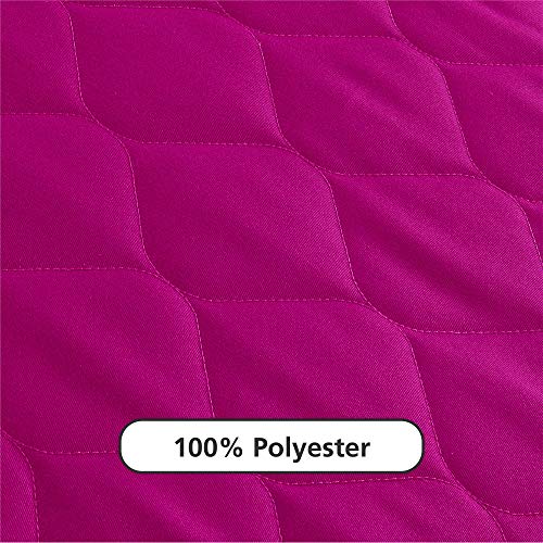 Dhp Dana 6 Inch Quilted Twin Mattress With Removable Cover And Thermobonded Polyester Fill, Pink #TOP4