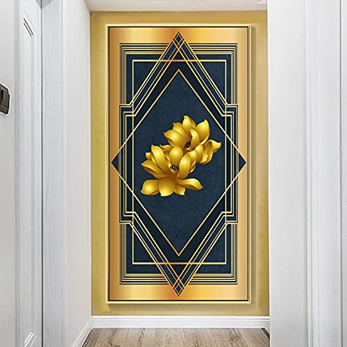 Peinture diamant 5D grand format 50x100 cm capucine strass broderie point de croix salon