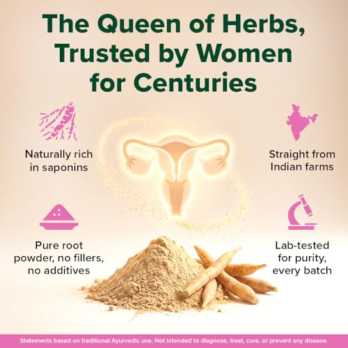 Image of VAHDAM Shatavari Powder 100g | Pure Shatavari Root Powder | Lactation & Hormonal Balance Support | Reproductive Wellness | Vegan | 33 Servings | Herbal Supplement