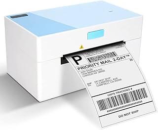 TWDYC Desktop Thermal Label Printer 110mm Thermal Barcode Label Printer for Shipping Express Label Printing