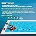 SKIP NN' HOLE Original Fun Stonne Skipping Meets Pool Cornhole Game Floating | for All Ages | Fun Swimming Pool Game for Adults and Family | Easy Setup, Durable, Portable Water and Lake Toy |