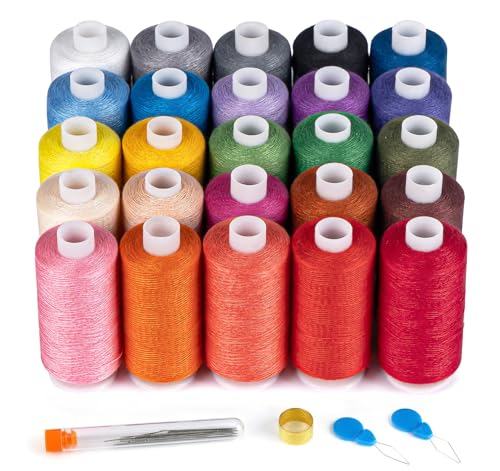 ilauke Sewing Threads for Sewing Machine and Hand Stitching, 800