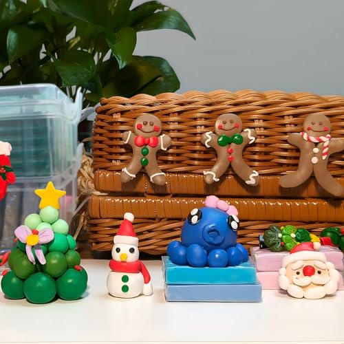 Artecho Polymer Clay Kit, 50 Farben Oven Bake Modellierung Clay Kit mit 5pcs Sculpting Tools und Zubehör für DIY, Schmuck Design, Home Decoration und Kunst Skulptur