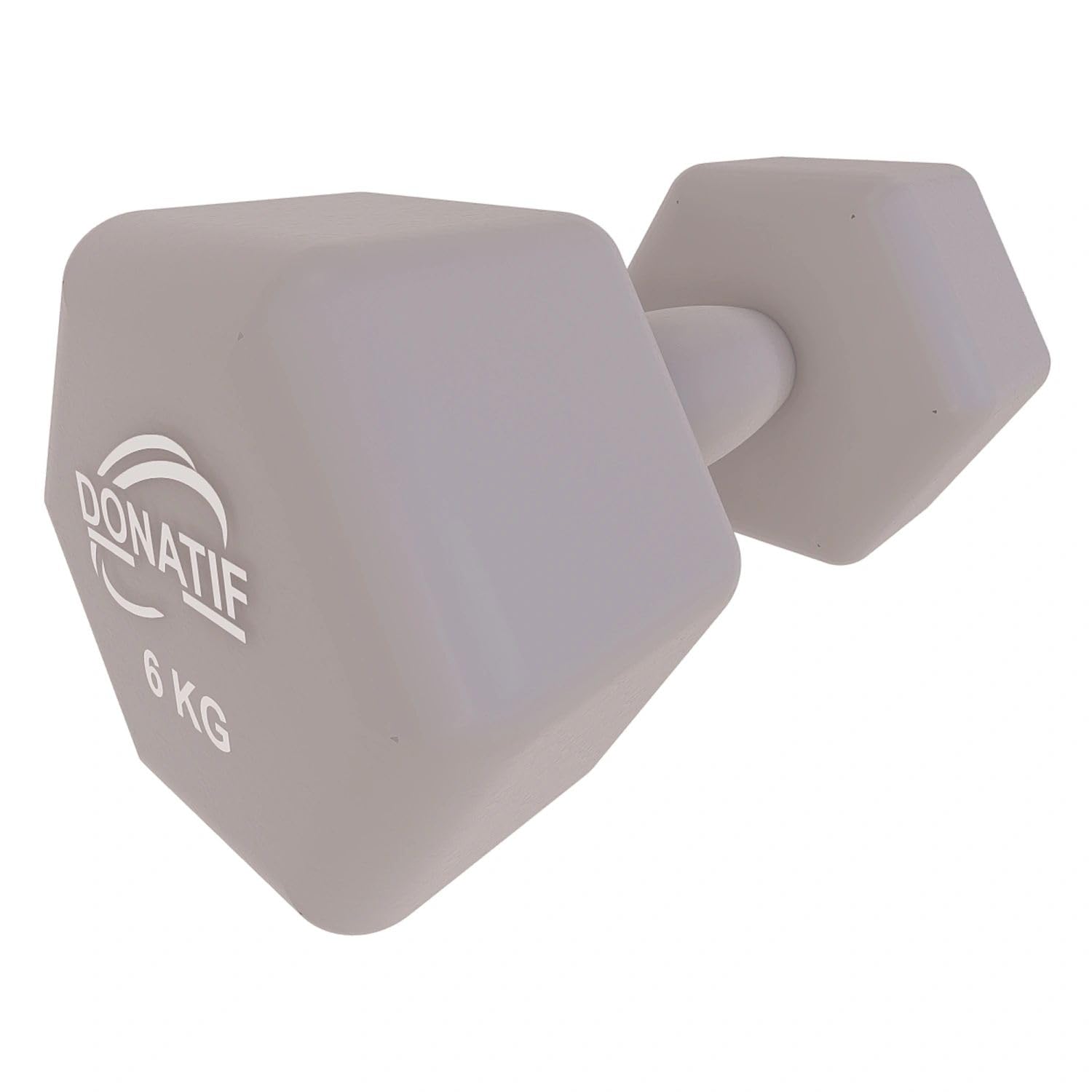 Coppia di Manubri in Vinile 0,5-6 Kg, Pesi per Allenamento Fitness, Pilates, Attrezzi per Palestra in Casa