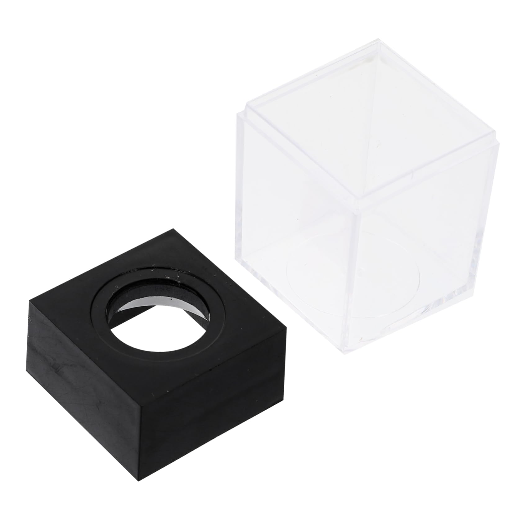 OSALADI 2pcs Paper Clip Container Colorful Macaron Shape Storage Bins Magnetic Material for Office School