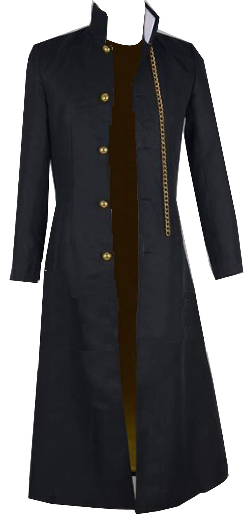 Nsoking Bizarre Adventure Jotaro Kujo Cosplay Costume Black Coat Jacket Halloween Party Outfits Cust