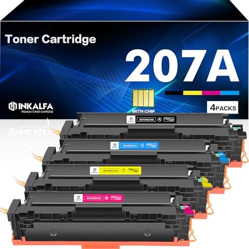 Lot De 4 Toners Compatibles HP 207X/207A - Noir, Cyan, Jaune, Magenta (KUPYLM)