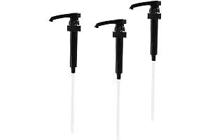 3 Pack Black Shampoo Dispenser Bottles