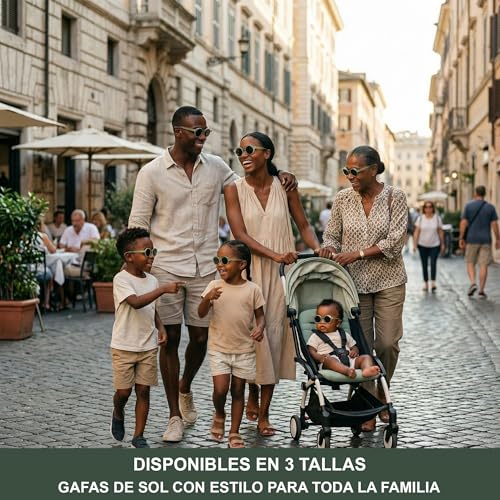 Gafas de sol para bebé cat. 3 que evitan el daño solar en los ojos de niños de 0 a 1,5 años 6