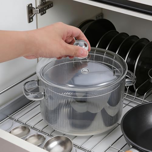 Casserole en verre avec couvercle compatible cuisson sur plaque - 6
