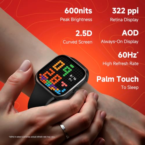 Image of REDMI Watch Move 1.85 Premium AmoLED,14 Day Battery,Best Accuracy,Dual Core Processor Smartwatch (Silver Sprint Strap, Free Size)