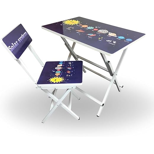 Kids Study Table + Chair Set - Universe Design