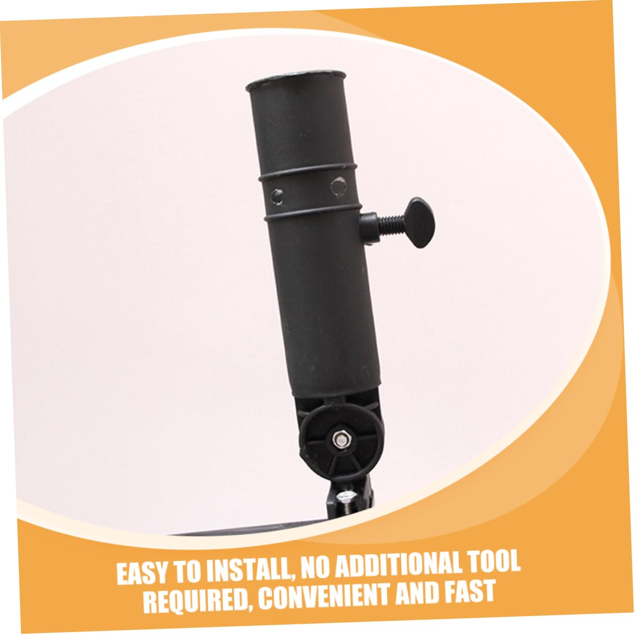 Soporte para Paraguas de Golf para Carrito, 4 Piezas, Abs Negro