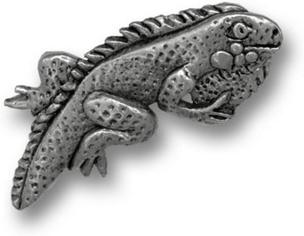 Pewter Iguana Lapel Pin by The Magic Zoo