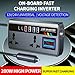 P/ure Sine Wave Car Inverter 12v/24v to 220v,Vehicle Powers Converter with 2 Sockets & 3 USB Ports,Portable Power Bank & Laptop Car Charger,Universal Car Plug Adapter for Safe Device Charging