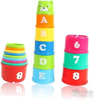 Toyvian Conjunto De Brinquedos Para Bebês Brinquedos Educativos Brinquedos Infantis Para Crianças Brinquedos De Empilhamento Brinquedos Educativos Brinquedos De Quebra-Cabeça