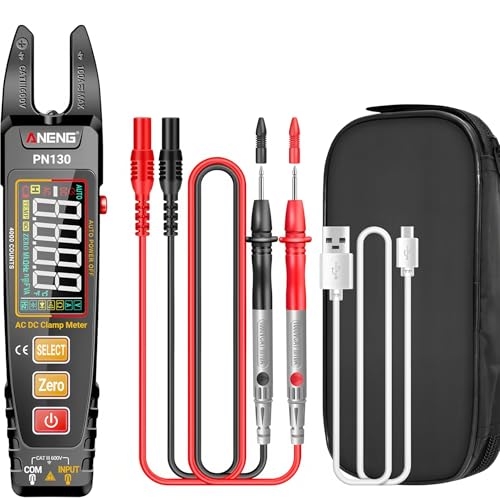 Pince ampèremètre rechargeable résout les pannes électriques avec mesure tension courant AC/DC